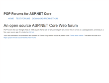 Tablet Screenshot of popforums.com